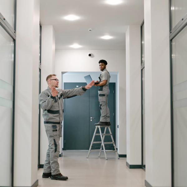 installation cloison