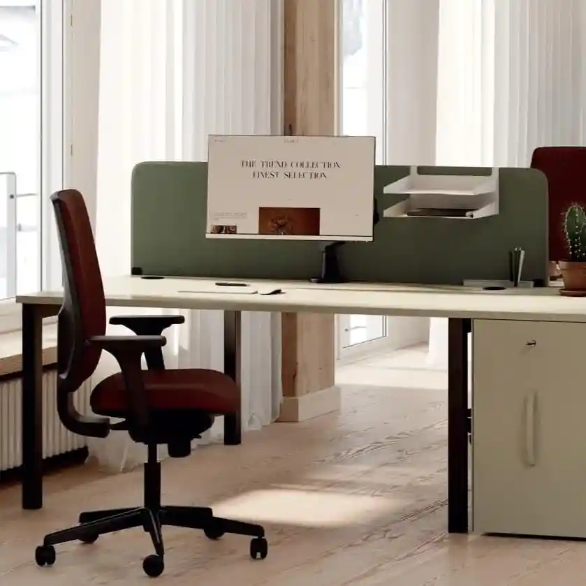 bureau de collaborateurs en 3D